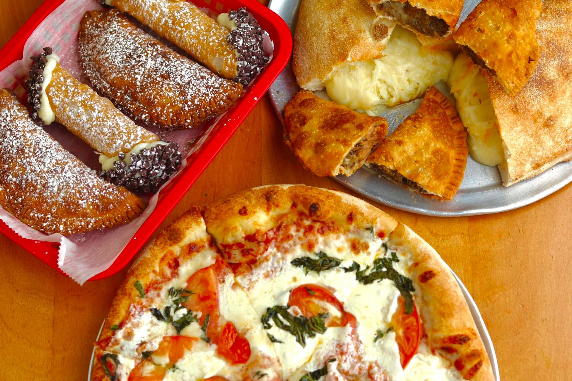 Pizza, tostones, empanadas — all of it