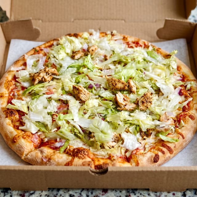 Chicken Taco Pizza.