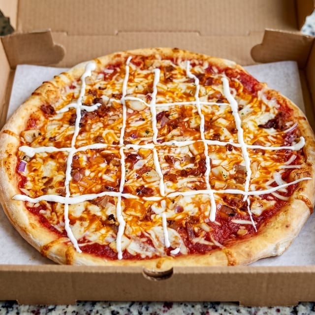 Buffalo Ranch Pizza.