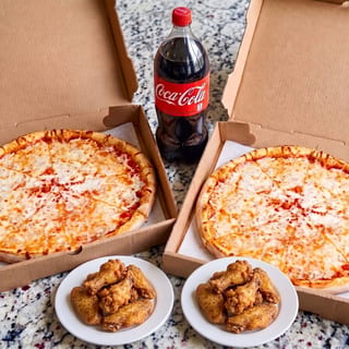 Combo #3 - 2 - Large Cheese Pizza & 1 - 2 Ltr Soda